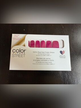 Color Street Berry Blazer Nail Polish Strips